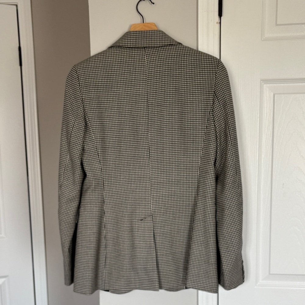 MaxMara Black and White Checkered Blazer - Picture 4 of 4